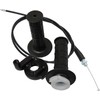 22mm Twist Throttle Rotary Accelerator Hand Grip W Cable 7/8''