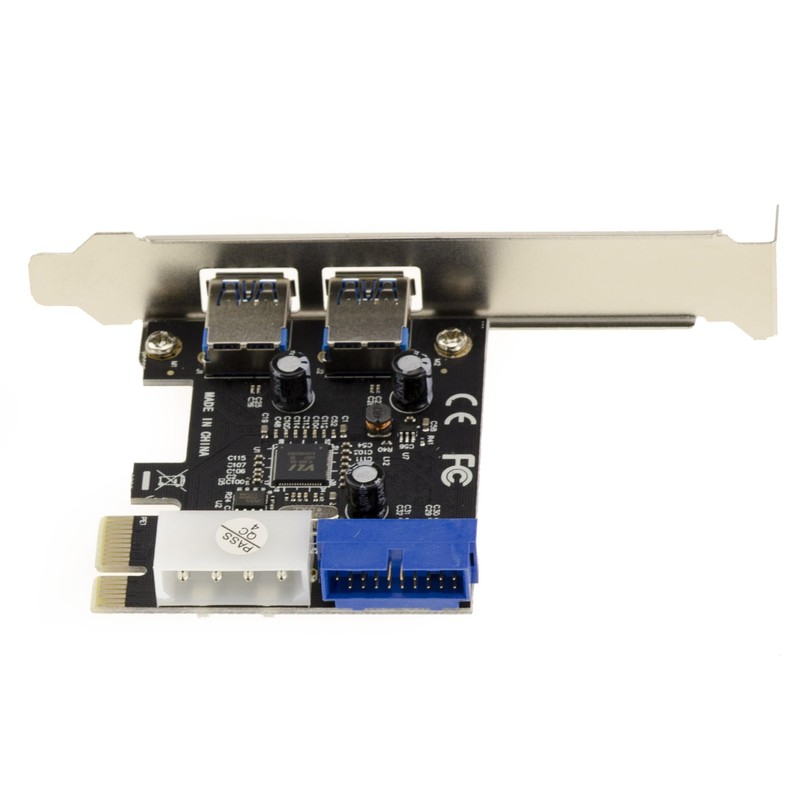 KALEA-INFORMATIQUE PCIe to USB 3.0 Controller Card with 4 5G
