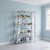 okcool Waterproof Shelf Cover,All Clear Wire Shelf Cover with Zipper,Transparent