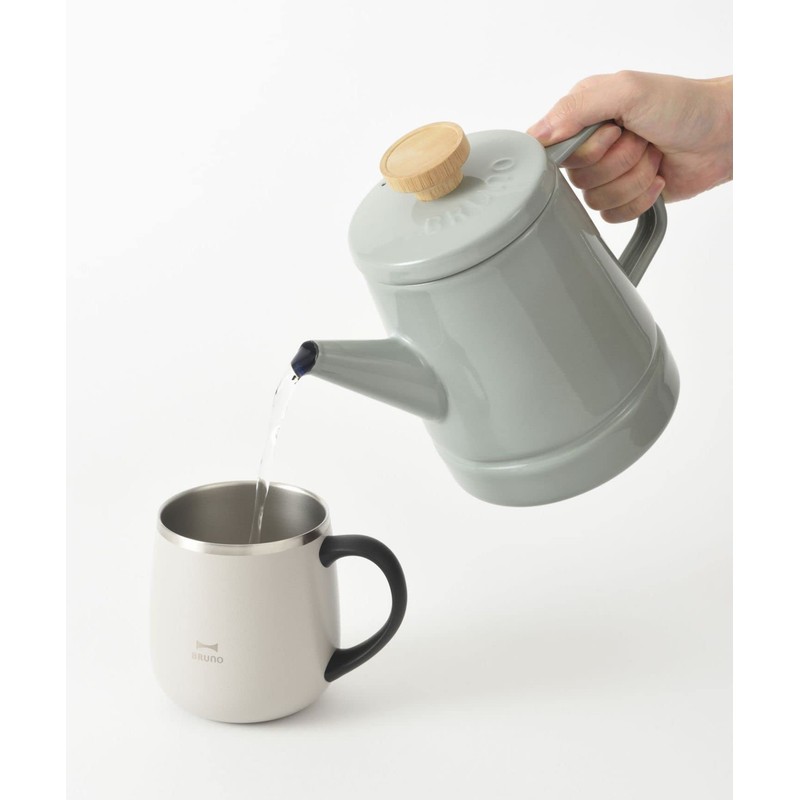 BRUNO BHK282-BGR Enameled Kettle, 3.6 gal (1.6 L) Compatible with