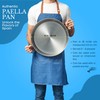 Garcima 18-Inch Pata Negra Restaurant Grade Paella Pan, 45cm
