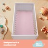 Silentnight Safe Nights Cot Size Fitted Sheets Set 100% Jersey