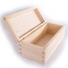 Oblong Rectangular Wooden Box with Lid | 23 x 10