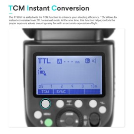 GODOX TT685II-S TT685SII Speedlite for Sony, HSS 1/8000s GN60 2.4G Wireless Transmission TTL Camera Flash Compatible for Sony Camera