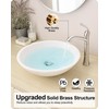 HEYMYTAP Brass Vessel Sink Faucet Brushed Nickel, Single Handle Tall