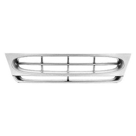 FITRITE AUTO PARTS New Grille For 1997-2002 Ford Econoline Van, Made Of Plastic, Chrome/Silver FO1200337 F8UZ8200AAA