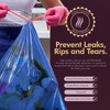 PAMI Recycling Tall 13-Gallon Kitchen Drawstring Trash Bags- Extra-Strong Plastic