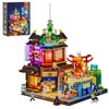 FUNWHOLE Cyberpunk Japanese-Izakaya Lighting-Building-Bricks Set - Cyberpunk Neon City Future
