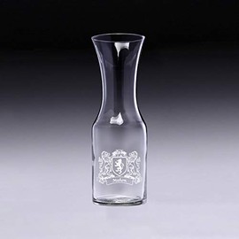 Mahon Irish Coat of Arms Wine Decanter (Sand Etched)