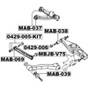 Repair Kit, Camber Adjusting Eccentric Bolt Febest 0429-005-KIT OEM MR418739