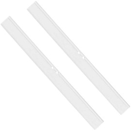 2PCS Replacement Silicon Rubber Squeegee Blade, 14 Inch (White)