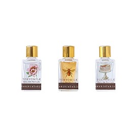 TOKYOMILK Little Lux EAU De PARFUM 3 Mini Gift Set Gin Rosewater, Honey & The Moon, Let Them Eat Cake