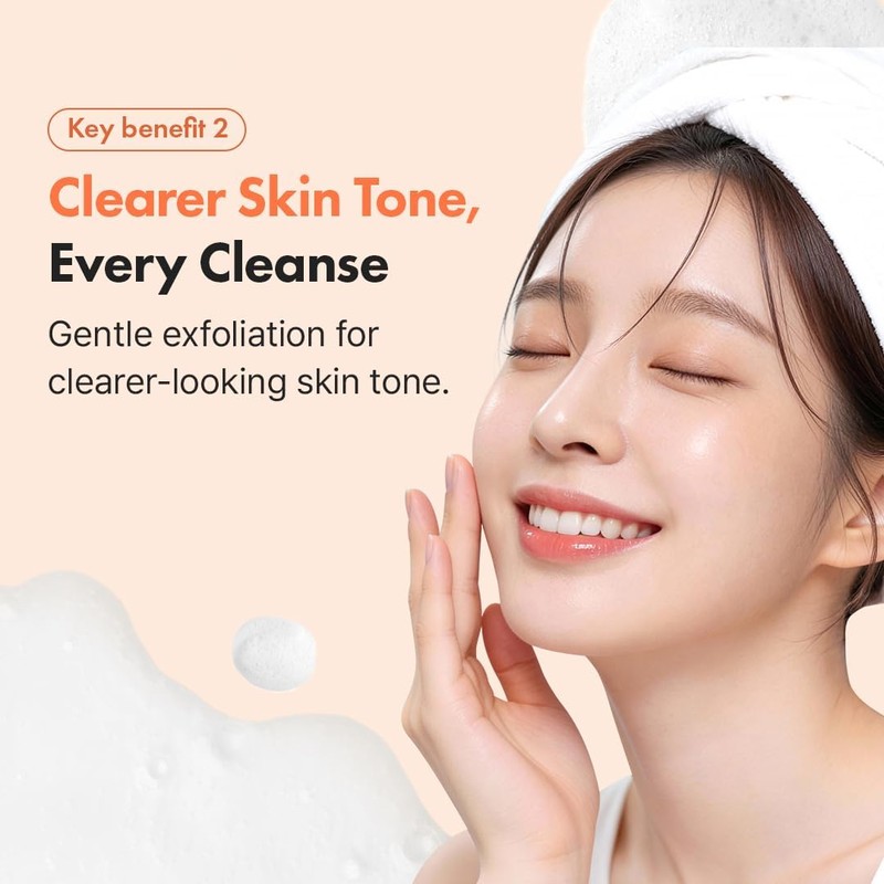 Hanskin Vitamin C Glow Powder Cleanser, Papaya Enzyme Powder Face