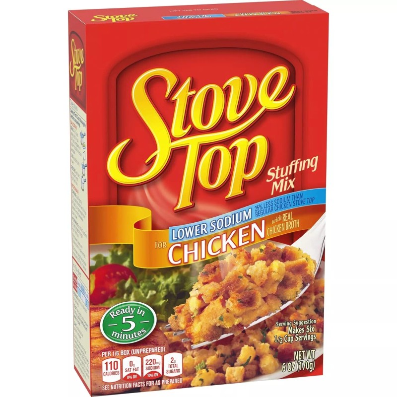Kraft Stove Top Low Sodium Stuffing Mix for Chicken with