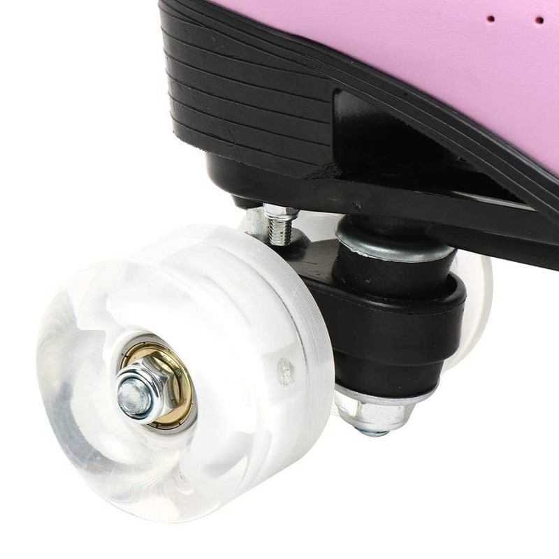 XUDREZ Roller Skates Womens, Shiny High Top PU Leather Classic