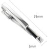 mila schon mst8386 Mira Sean Onyx White Bow Tie Clip