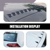 Shark Fin Shark Fin Set Kit Compatible with Spoiler Roof