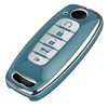 Tukellen for Nissan Key Fob Cover, Premium TPU Plated Case