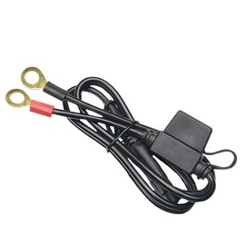 SAE Extension Cable, 24.4'' Ring Terminal Harness Accessory Cable, 18AWG Battery Connector, Quick Disconnect Cord Adapter for Cars, Motorcycles, ATVs