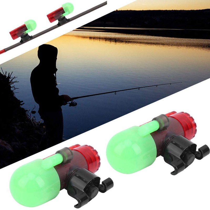KEENSO 2 Sets Fishing Alarm Light, Sea Fishing LED Rod