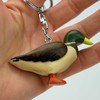 Cornelißen Wooden Duck Keyring - Handmade Animal Keychain for Animal