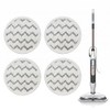 WZHHDM 4 PCS Steam Scrub Pads, Mop Replacement Pads, Reusable