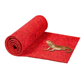 HERCOCCI Reptile Carpet, 39’’ x 20’’ Terrarium Bedding Substrate Liner Reptile Cage Mat Supplies for Bearded Dragon Lizard Tortoise Leopard Gecko Snake
