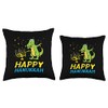 Happy Hanukkah Dab Menorah Trex Dino Toddler Boys Chanukah Throw