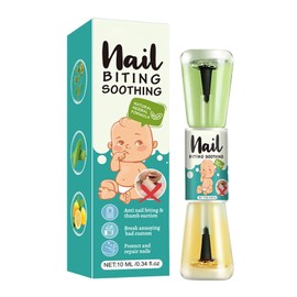 Nail Polish Against Nail Chewing and Thumb Sucking Bitter Taste 10 ml No Bite Nail Polish Bitter Tasting Liquid Anti-Biting Nail Polish, Mild and Safe Nail Care Device