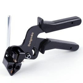 Delgada Metal Cable Tie Gun, Heavy Duty Stainless Steel Zip Ties Tool Cutter, Tightening Cutting Outdoor Chain Link Fence Ties