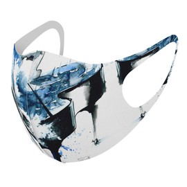 Smakore 013616 Design Mask, Set of 2, Polyester, Washable, Cloth Mask, Unisex, Piano, Watercolor, Sheet Music