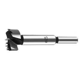 Forstner Drill Bit 25 mm Wood, MAXAZTEX Accessories Drill, Wood Forstner Bits, Drill Bits with Round Shank (Diameter 25 x 90 mm)