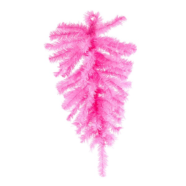 Craig Bachman Pink Pine Teardrop Garland Swag, 24 x 13