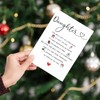 Perfect Daughter Christmas Card, Special Christmas Cards Gifts for Dad