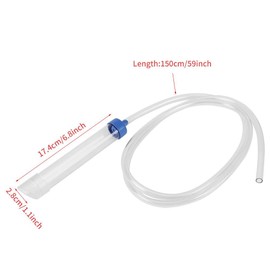 Aquarium Manual Water Changer Air Pump Siphon Fish Tank Gravel Tube Fish Tank Cleaning Tool