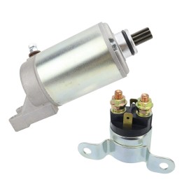Soarider 18819 Starter Motor for Bombardier Traxter Max XT 500 2003 2004 2005 with Relay