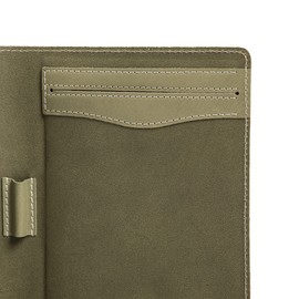 PEGAI Handmade 100% Leather Padfolio | Junior Legal Pad Folder Organizer for Business School Office Conference | Resume Interview Document Organizer Folio | Eriksen (Aqua)
