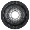 Dreyoo Round Metal Doorbell Push Button, Black Wired Lighted Up
