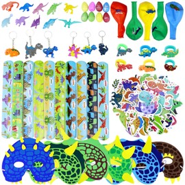 SUpoetry 102 Dinosaur Parties For Kids, Dinosaur Party Mask, Guest Gifts For Boys And Kids, Dinosaur Stickers, Dinosaur Bap Bracelet, Holiday Gift