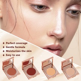 Colored Clay CC Undereye Corrector, Color Corrector for Dark Circles with Brush, Under Eye Concealer, Conceal & Brighten Dark Circles, Under Eye Hydrating Concealer (Light skin, 1)