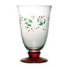 Pfaltzgraff Winterberry Holiday Goblets, Set of 4, 14 Ounce, Clear