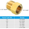 PATIKIL 5/8 SAE (7/8"-14UNF) Female Flare x 3/4 SAE (1