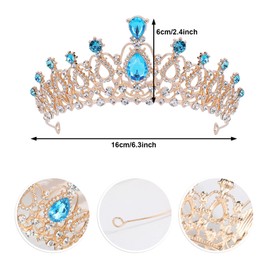 XEPST Princess Cape White Princess Cloak with Princess Crown for Girls, Princess Fancy Dress Accessories Princess Dress Up Sparkling Sequins Cape for Party Cosplay