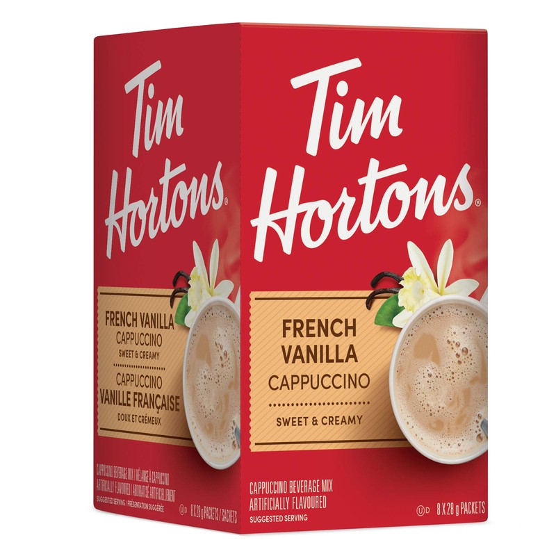 Tim Hortons Mezcla para preparar Cappuccino sabor French Vanilla On