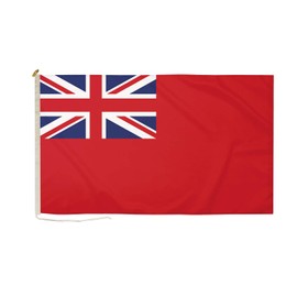 Duraflag Civil Ensign/Red Ensign Premium Quality Flag with Rope & Toggle, 150gsm Knitted Polyester Boat Flags