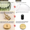 Battery Operated Ceiling Light,Pendant Light Petal Glass Battery Chandelier Light