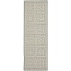 SAFAVIEH Courtyard Collection 2'3" x 20' Grey / Cream CY6937