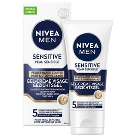 Nivea Men Sensitive Gel-Cream Face & Short Beard Sensitive Skin 50 ml