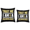 Pulmonologist Almost Pulmonary Specialist Future Lung Doctor Throw Pillow