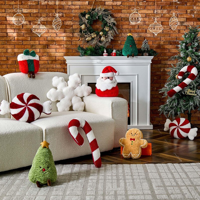 Uvvyui Christmas Tree Pillows Christmas Pillows Tree Shaped Throw Pillows